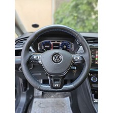 Stilix Garage Volkswagen Golf 7 2012-2019 F1 Araçlarına Uyumlu Araca Özel Direksiyon Kılıfı