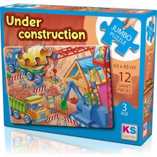 Ks Games Inşaat Alanı Jumbo Puzzle 12 Parça 31004