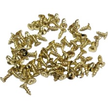 Skygo Sarı 1000 Adet Klips Vidası 2,3x6 mm Yhb, Ithal - Konik Başlı Kutu Ayak, Askı, Mini Vida