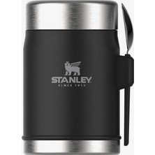 Stanley The Legendary Food Jar + Spork 0.4l Unisex Siyah TERMOS.0105