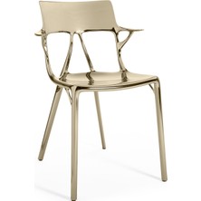 Kartell A.ı Metalik Bronz 2'li Bahçe Sandalyesi