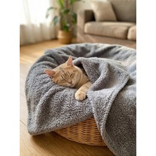 Orvessa Ultra Yumuşak Welsoft Kedi ve Köpek Battaniyesi Kedi ve Köpek Yatağı