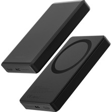 Energea Alupac Siyah 10.000 Mah Magsafe Uyumlu Powerbank