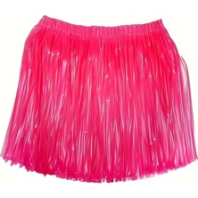 İlk El Grup Neon Pembe Hawaii Parti Eteği 40 cm