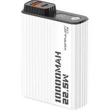 İlk El Grup Konfulon A40Q 10.000 Mah Pd 20W Mini Powerbank - Siyah-Beyaz