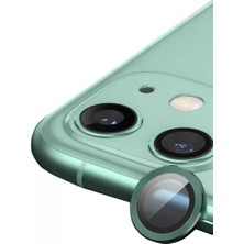 İlk El Grup Apple iPhone 11 Raze Metal Kamera Lens - Yeşil