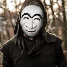 İlk El Grup Koreli Hırsız Teatral Hahoe Maskesi - Para Heist Maskesi - Dali Maskesi