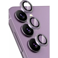 İlk El Grup Samsung Galaxy S24 Fe Raze Metal Kamera Lens - Mor