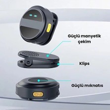 İlk El Grup 2 Adet Profesyonel Kablosuz Yaka Mikrofonu Typce Uyumlu Manyetik Klipsli