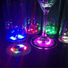 İlk El Grup Işıklı Yapışkanlı Bardak Altı Aparatı Ledli 3 Fonksiyonlu 6 cm Çap Nessiworld