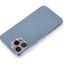 İlk El Grup Apple iPhone 12 Pro Max Shine Kamera Lens Koruma Cam - Pembe