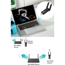 İlk El Grup Dual Band AC1200 USB 3.0 Adaptör Kablosuz Wifi Yükseltici
