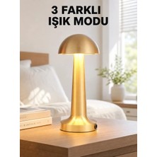 Şarjlı Dimmerli LED Masa Lambası – 4-8 Saat Aydınlatma Yeni Nesil Midastech