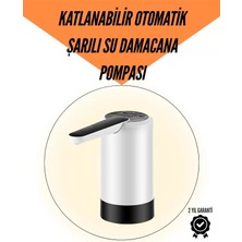 Taşınabilir Şarjlı Damacana Su Pompası Hijyenik Tasarım Midastech