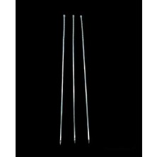 Burgulu Kuşbaşı Şişi - Metal - Kalın Kare - 50 cm Midastech