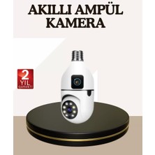 Iki Yönlü Sesli Wifi Kamera – Ampul Tipi Ev ve Ofis Güvenlik Kamerası Midastech
