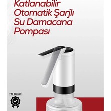 Akıllı Şarjlı Damacana Pompası Tek Tuşla Su Dolum Midastech