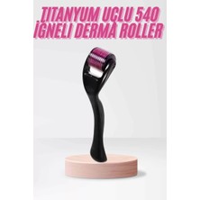 540 Iğneli Derma Roller 1mm Titanyum Uçlu Saç Kaş Serum Kullanımına Uygun Midastech