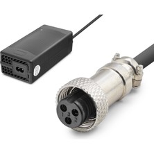 Scooter Adaptörü 29.4V 5A 147W (3 Pin 9 Mm) - Siyah HD8889 Midastech