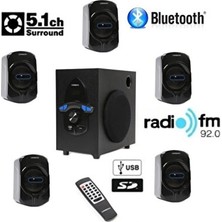 Maison Luré 5+1 Kanal Bluetooth Ev Sinema Sistemi ve Uzaktan Kumanda