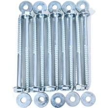 Han-Er Ticaret Flanşlı Altıgen Torks Başlı Vida Seti - | M7X120MM | 10’lu Paket