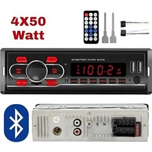 Maison Luré Çift USB Girişli, Kumandalı Araç Içi Bluetooth Radyo ve Amfi Çıkışlı Teyip Oto Teyp