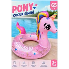Maison Luré Parlak Unicorn Simli Çocuk Yüzme Simidi, Güvenli ve Renkli Kolluk & Simit