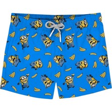 Slipstop Yellowz Short Mavi Çocuk Mayo