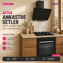 Altus Ankastre Set No 202 Siyah (Ala 321 B - Ala 159 Db - Ala 510 B)