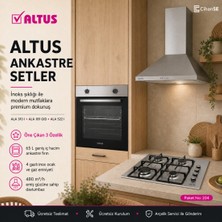 Altus Ankastre Set No 204 Inox (Ala 310 I - Ala 181 Gıd - Ala 522 I)