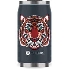 Les Artistes Paris Isı Yalıtımlı Tiger Desenli Kutu Çelik Termos 280 ml