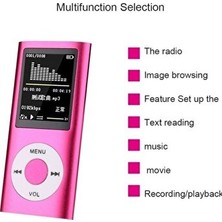 Maison Luré Renkli 1.8 Inç Ekranlı Mp3 ve Ses Kayıt Cihazı - Fm Radyo ve Sd Kart Desteğ Mp Player & Ses Kayıt Cihazı