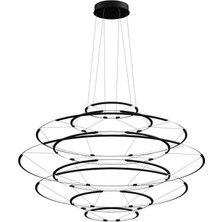 Nemo Lighting Drop 9 Siyah Sarkıt Avize