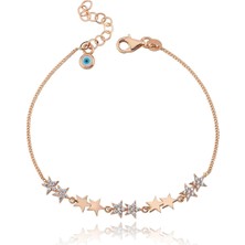 Hamza Yılmaz Jewelry Minimal Yıldız Seli 14 Ayar Altın Kadın Bileklik