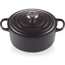 Le Creuset Imza Koleksiyonu Mat Siyah Döküm Tencere 24 cm