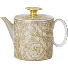 Versace Barocco Bej Porselen Kahve Çay Potu