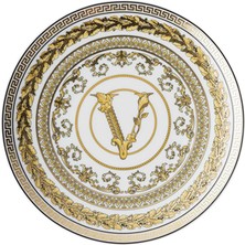 Versace Virtus Gala Beyaz Porselen Ekmek Tabağı 17 cm