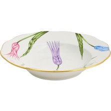 Herend Lale Desenli Porselen Çorba Tabağı 21 cm