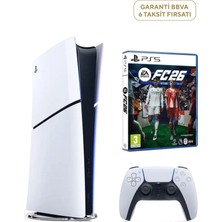 Sony Playstation 5 Slim Digital Edition Oyun Konsolu + Ps5 FC26 Fifa 26 Code
