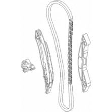 Psa Opel / Astra K 1.5 Dizel Triger Zincir Seti Orijinal 4 Parça