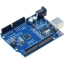 Arduino Uno R3 Klon (Smd) 40 Pin Header ve USB Kablo ile Zeka Geliştirici Oyun Seti