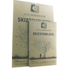  alex schoeller 1168 bloknot 25x35 cm kraft spiralli a.spr.krf.125.25