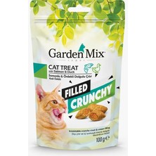 Garden Mix Gardenmix Somonlu Ve Ördekli İçi Dolgulu Kedi Ödülü 100 Gr