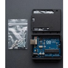 Voltaj Arduino Uno R3 Klon (Orijinal - ATMEGA328P Dıp Chipset) - Usb kablo + Koruma Kutusu hediyeli