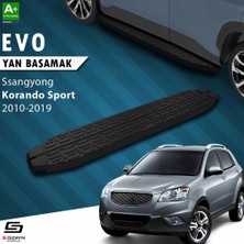 Drs Tuning S-Dizayn Ssangyong Korando Sport Evo Siyah Yan Basamak 203 cm 2010-2019 A+ Kalite