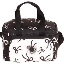 Kaukko Bow Beslenme Çantası Black-White K1886