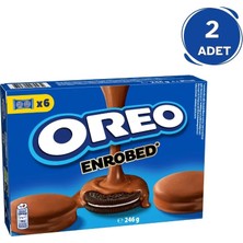 Oreo Sütlü Çikolata Kaplamalı Vanilyalı Bisküvi 246 gr - 2 Adet