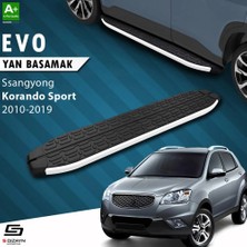 Drs Tuning S-Dizayn Ssangyong Korando Sport Evo Aluminyum Yan Basamak 203 cm 2010-2019 A+ Kalite
