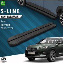 Drs Tuning S-Dizayn Seat Tarraco S-Line Siyah Yan Basamak 193 cm 2018-2024 A+ Kalite
