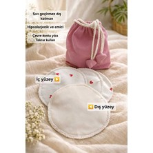 Velmora Yıkanabilir Kumaş Göğüs Pedi - 4'lü Paket, Konfor ve Hijyen | Göğüs Pedi ve Koruyucu